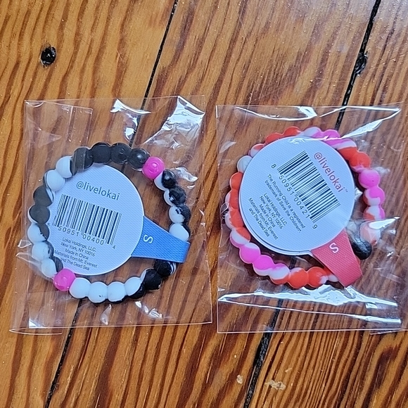 Set of 2 Lokai Rubber Bracelets Size S - Picture 5 of 5